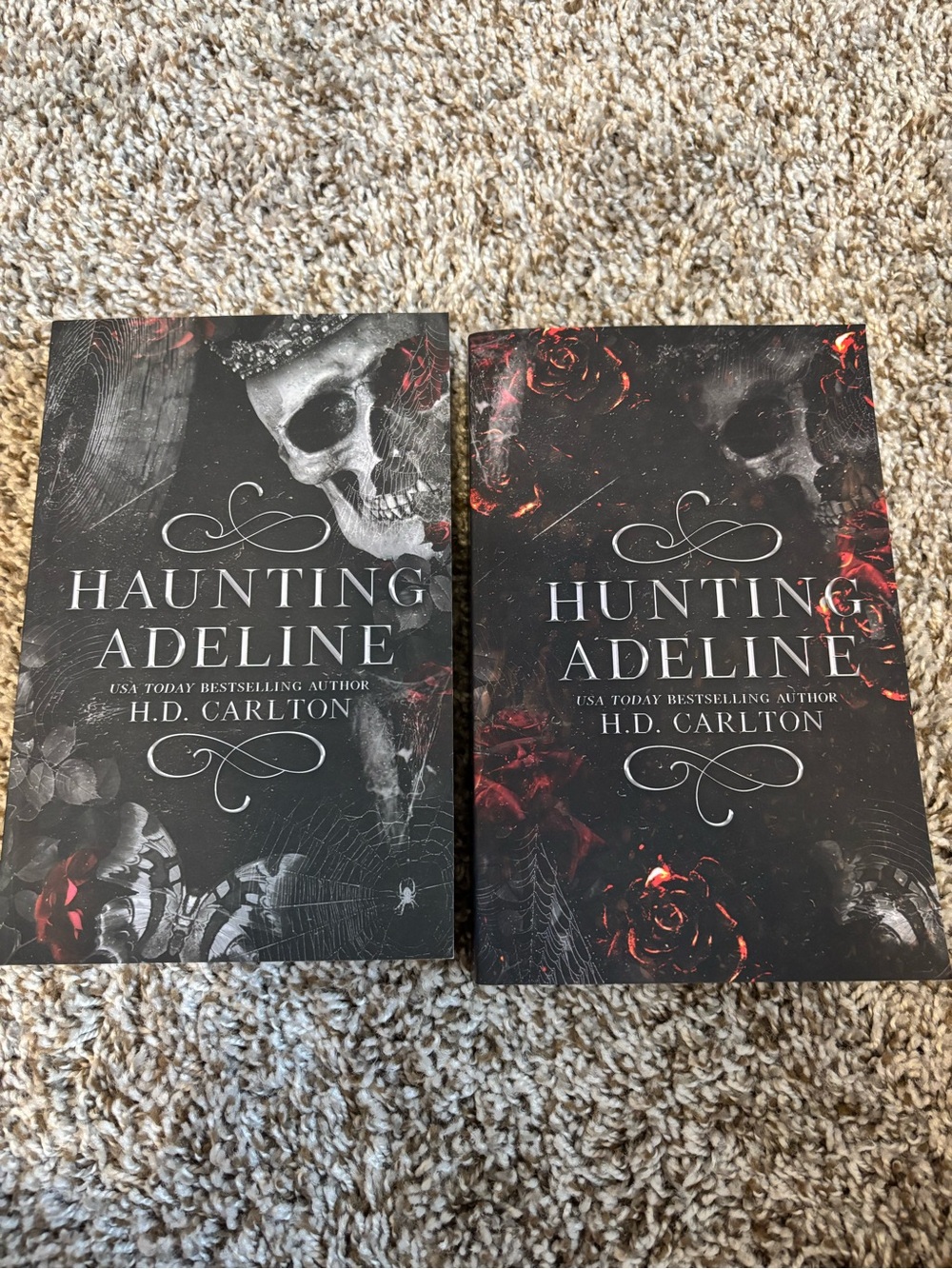 Haunting Adeline by — Black and Red Decorative Book Covers